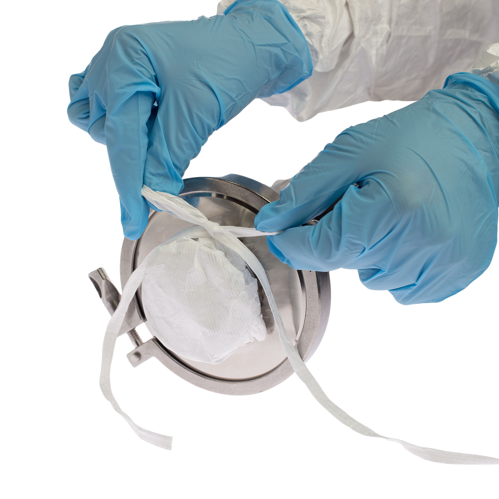 Autoclavable Muff Cover made with 1422A Tyvek®