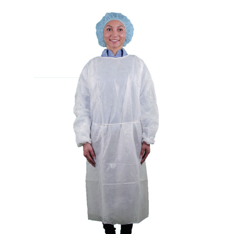PE Laminated Polypropylene Gown